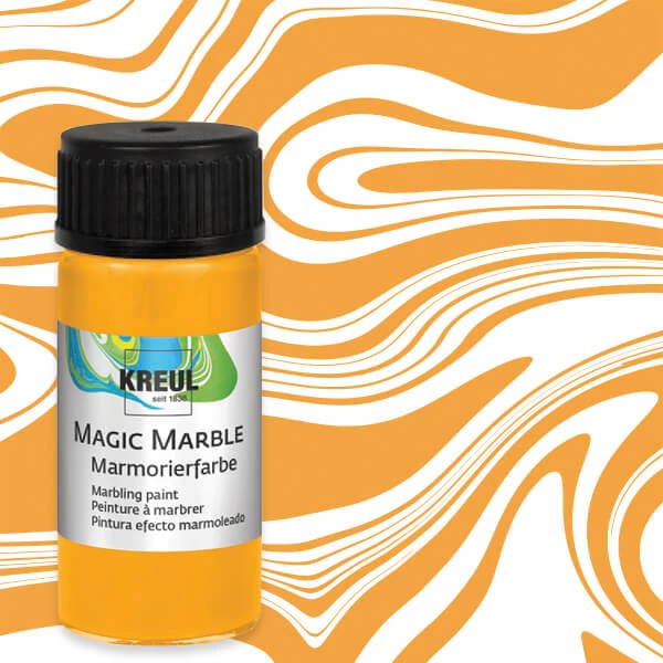 Vopsea pentru marmorare , Kreul, 20 ml - galben soare
