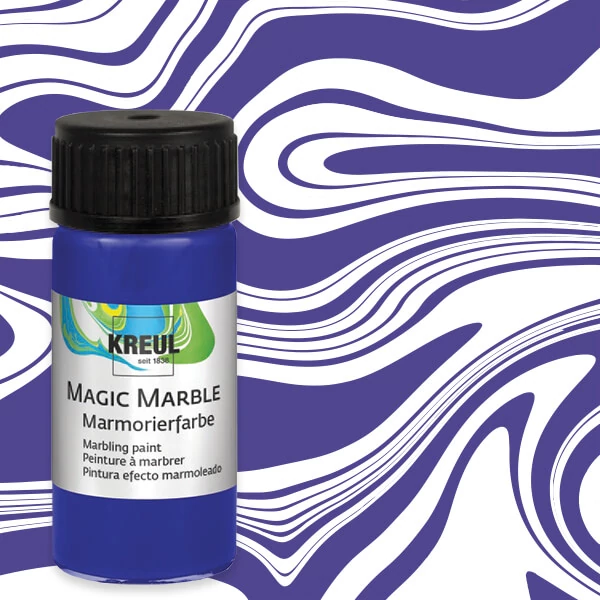 Vopsea pentru marmorare , Kreul, 20 ml - viola