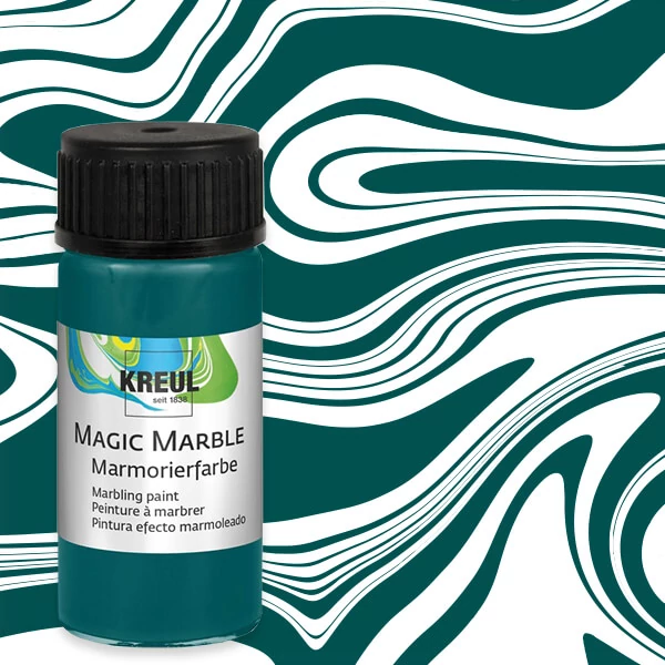 Vopsea pentru marmorare , Kreul, 20 ml - turcoaz