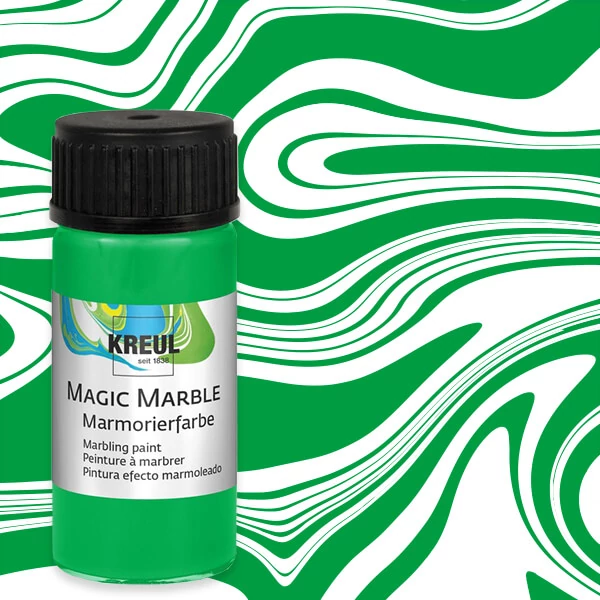 Vopsea pentru marmorare , Kreul, 20 ml - verde deschis