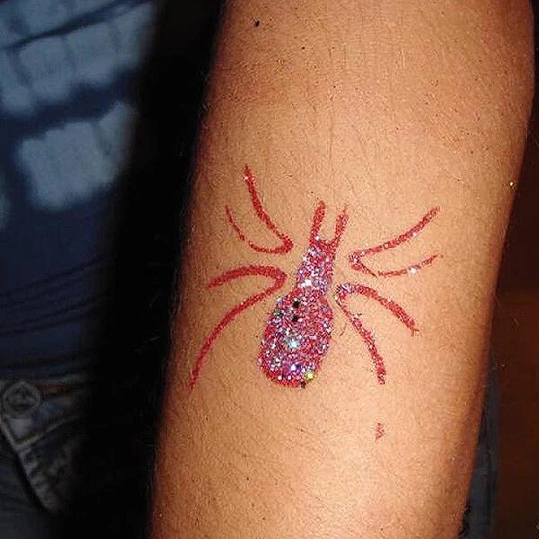 Șablon de tatuaj, șablon autoadeziv - Spider 01