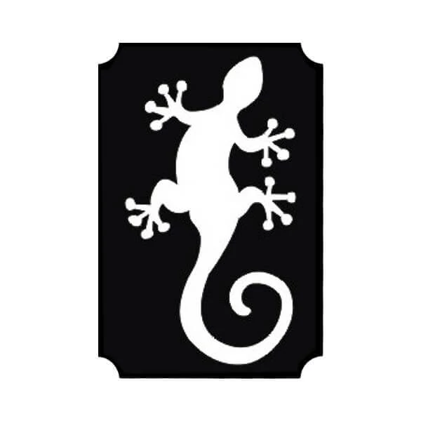 Șablon de tatuaj, șablon autoadeziv - șopârlă, gecko 02