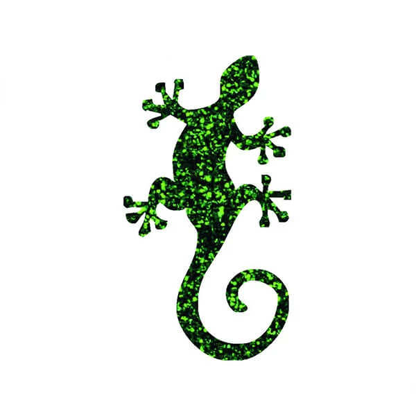 Șablon de tatuaj, șablon autoadeziv - șopârlă, gecko 02