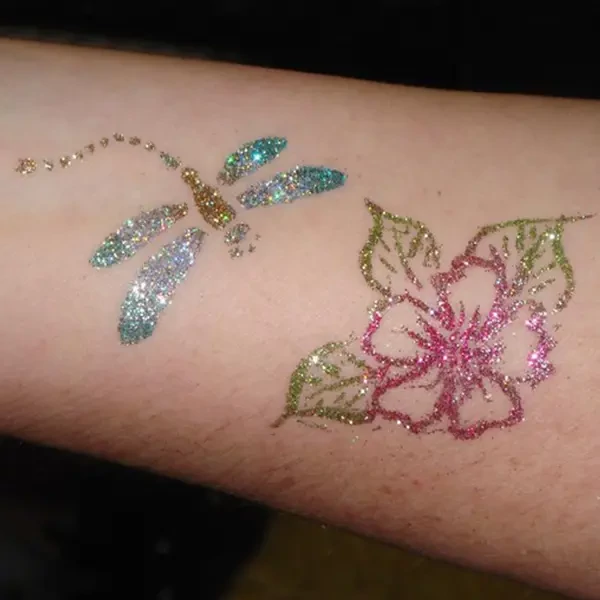 Șablon de tatuaj, șablon autoadeziv - Libelula