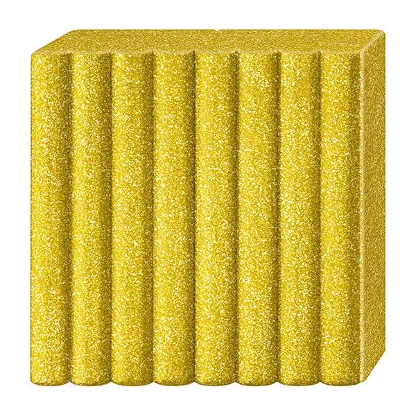 FIMO EFFECT plastilină care se întărește la coacere , 57 g - auriu cu sclipici (8010-112)