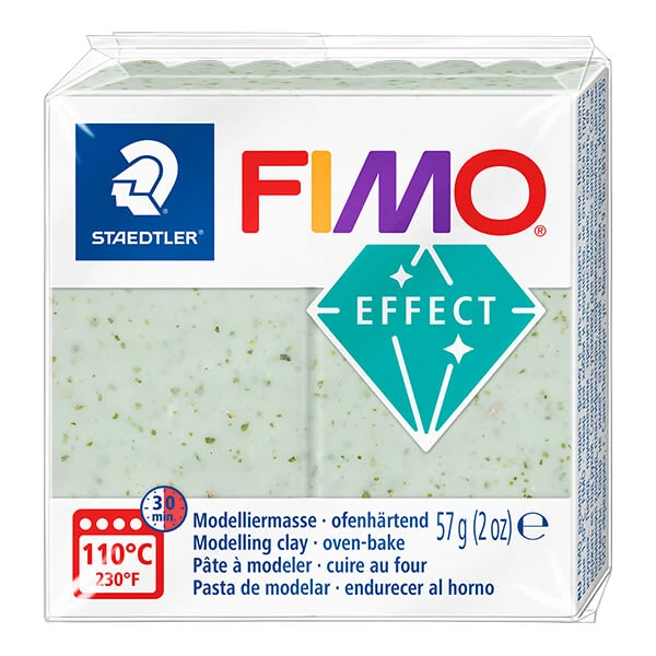 Aluat de copt FIMO Effect, 57 g - spanac botanic (8010-570)