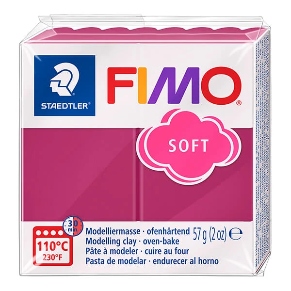 Plastilină FIMO SOFT care se întărește la coacere , 57 g - fructe de pădure congelate (8020-T23) 2024