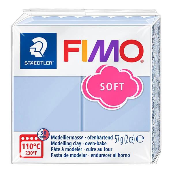 Plastilină FIMO SOFT care se întărește la coacere , 57 g - albastru strălucitor (8020-T31) 2024