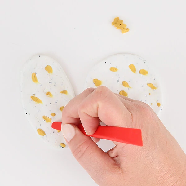 Set Plastilină care se întărește la coacere  Efect Fimo, 4x25 g - design marmura, Marble Design