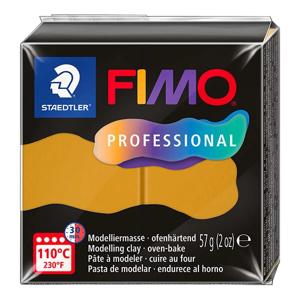 FIMO Professional Plastilină care se întărește la coacere , 57 g - ocru, ochre (8040-17)
