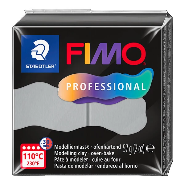 FIMO Professional Plastilină care se întărește la coacere , 57 g - delfin gri, dolphin grey (8040-80)