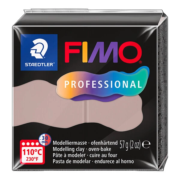 FIMO Professional Plastilină care se întărește la coacere , 57 g - taupe (8040-87)