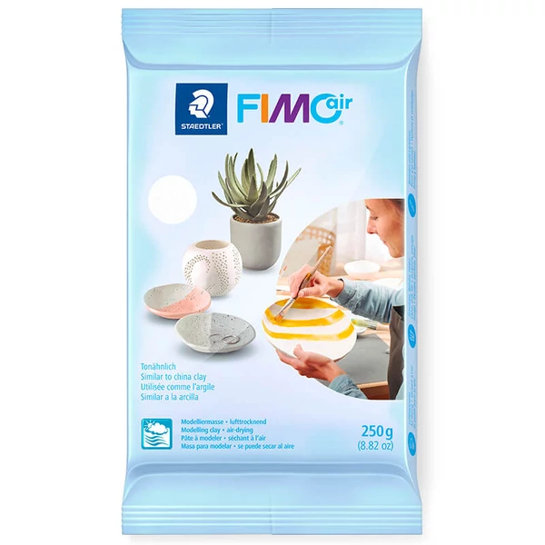 FIMO Air Basic plastilină cu uscare la aer 250 g - alba