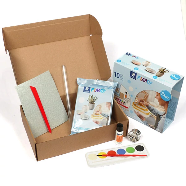 FIMO Air Basic Set plastilină, 500 g cu accesorii