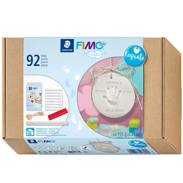  FIMO Air Light Keepsake Set, Set plastilină , 127 g cu accesorii