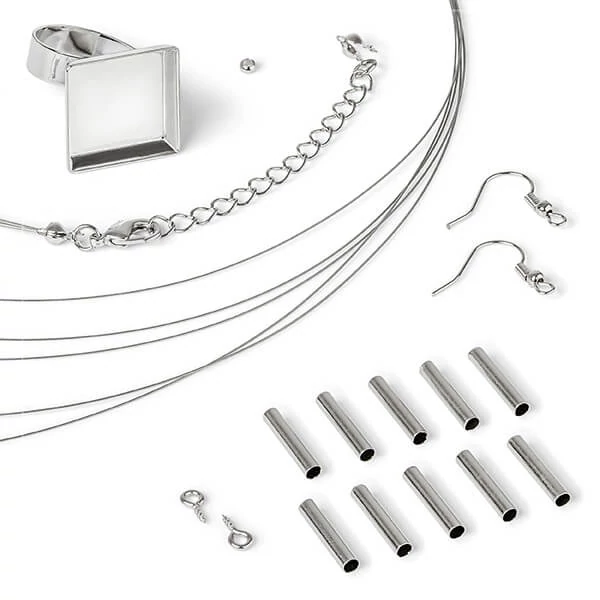 FIMO Jewellery findings  - baze metalice pentru bijuterii, componente pentru bijuterii 2