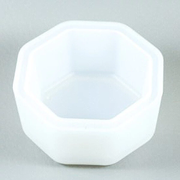 Formă din silicon pentru rasina sintetica - bol, octagonal
