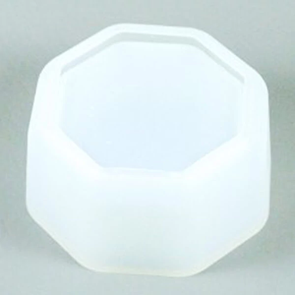 Formă din silicon pentru rasina sintetica - bol, octagonal