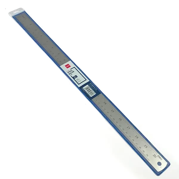 DELI rigla din oțel - 50 cm, 20 inch
