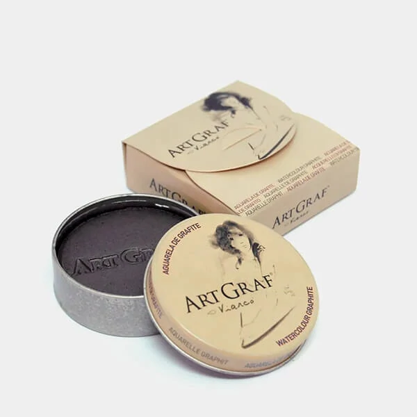 Grafit acuarelă ArtGraf într-o cutie metalică - 20 g