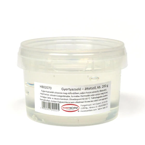 Jeleu de lumânări - transparent, 200 g