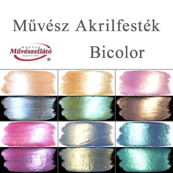 Vopsea acrilică de artist, 250 ml - bicolor, 108, rosu/violet