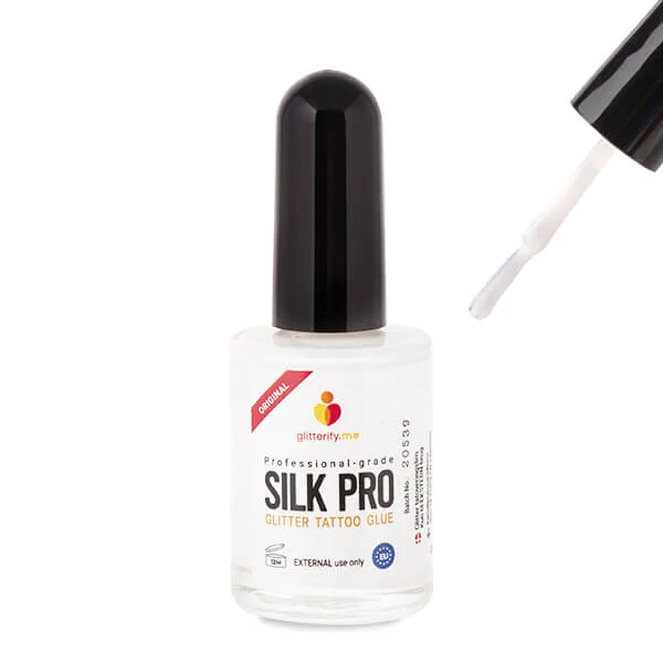 Adeziv pentru tatuaje cu sclipici Silk Pro, 16 ml
