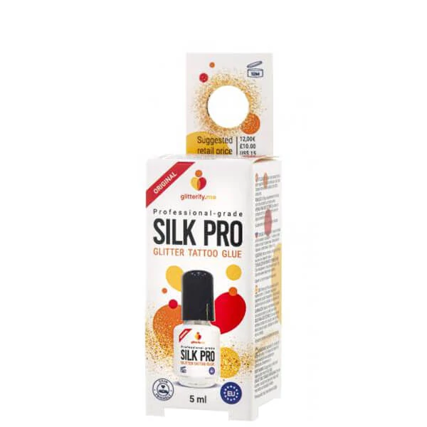 Adeziv pentru tatuaje cu sclipici Silk Pro, 5 ml