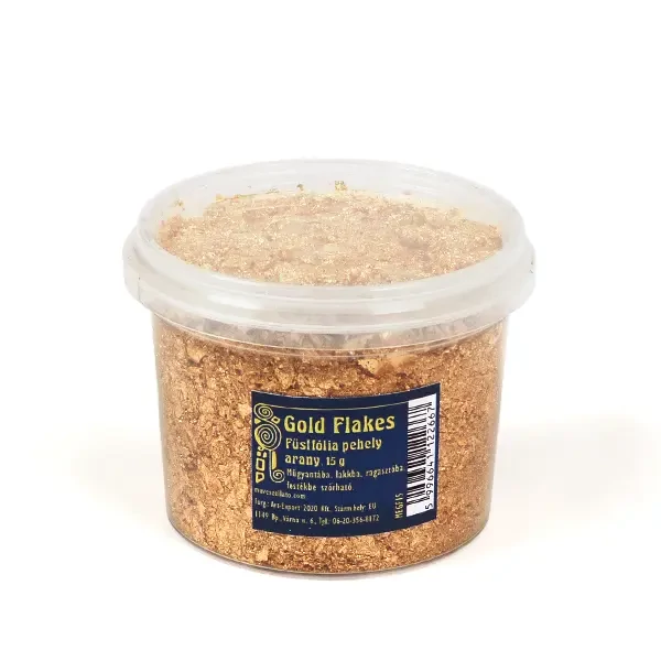 Fulgi de aur folie de fum, Gold Flakes, 15 g