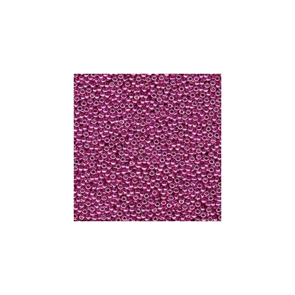 Mărgele de sticlă japoneză Miyuki, mărgele rocailles 11/0 - Duracoat Galvanized Hot Pink