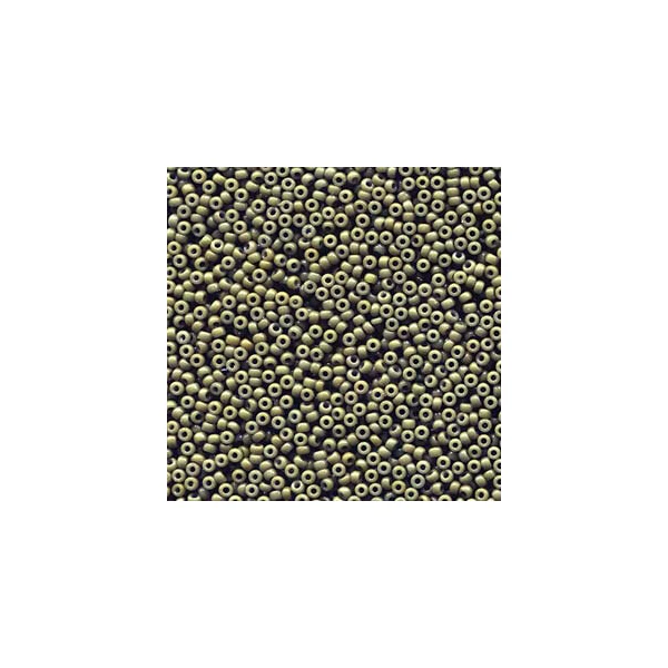 Mărgele de sticlă japoneză Miyuki, mărgele rocailles 11/0 - Duracoat Opaque Ded Forest
