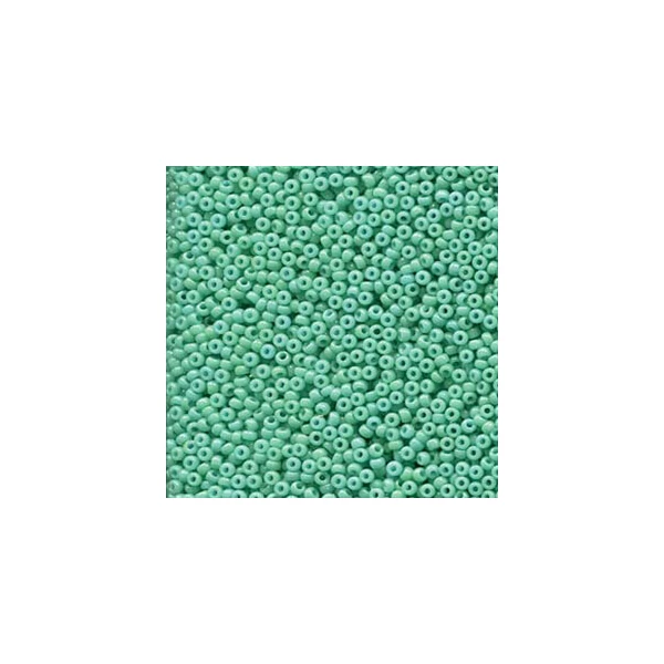 Mărgele de sticlă japoneză Miyuki, mărgele rocailles 11/0 - Duracoat Opaque Dyed Turquoise