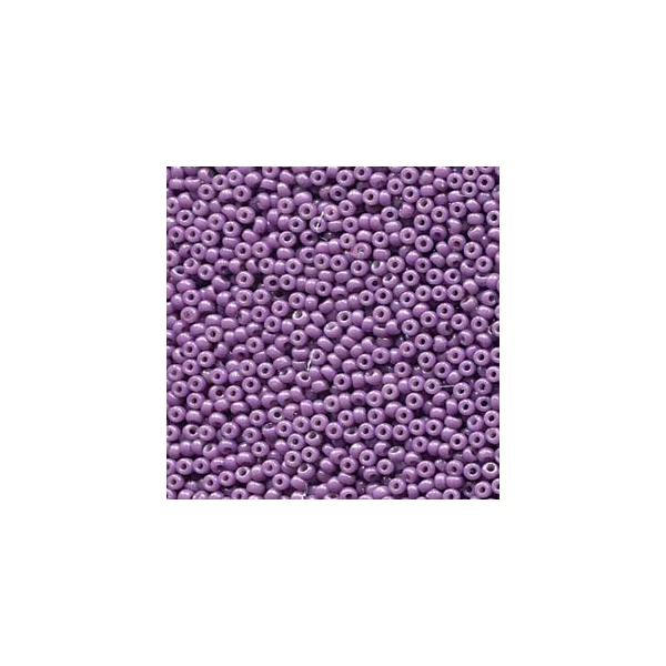 Mărgele de sticlă japoneză Miyuki, mărgele rocailles 11/0 - Duracoat Opaque Dyed Dark Purple