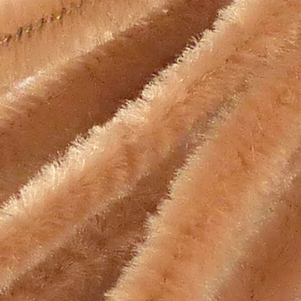 Chenille, 30 cm - maro deschis, 10 buc