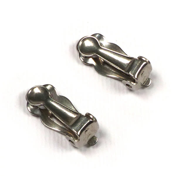 Bază pentru cercei, clip, 16 mm - otel inoxidabil