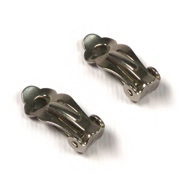Bază pentru cercei, clip, 16 mm - otel inoxidabil