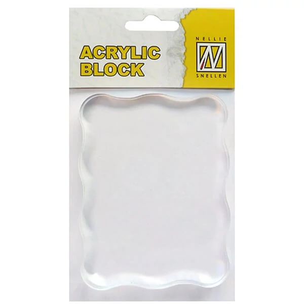 Foaie de plastic pentru imprimare - 7x9 cm, ondulată