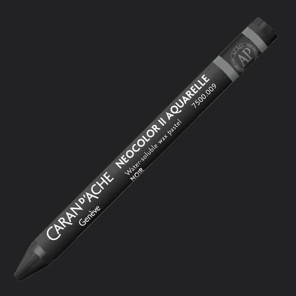 Cretă acuarelă Caran d'Ache Neocolor II - 009, black