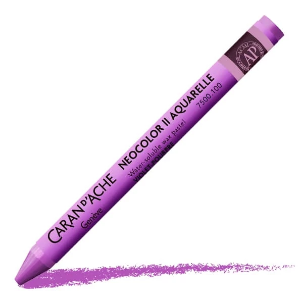 Cretă acuarelă Caran d'Ache Neocolor II - 100, purple violet