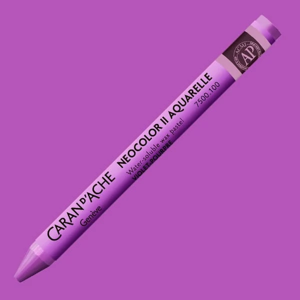 Cretă acuarelă Caran d'Ache Neocolor II - 100, purple violet