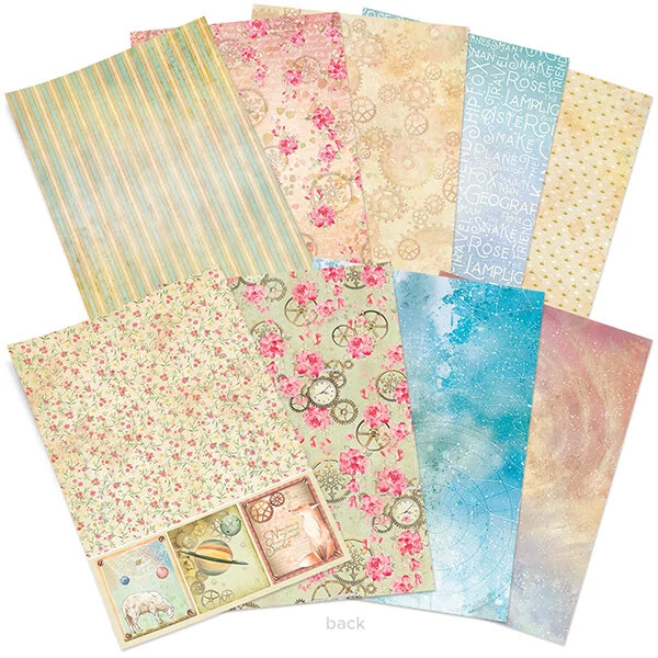 Set de hârtie scrapbook  Ciao Bella, A4, 9 coli - Micul Prinț Creative Pad