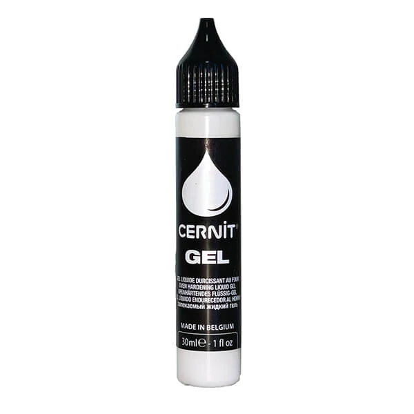 Gel Cernit, Plastilină lichidă lichida, 30 ml - alb