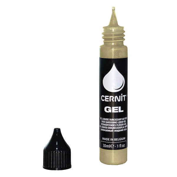 Gel Cernit, plastilină lichidă, 30 ml - auriu