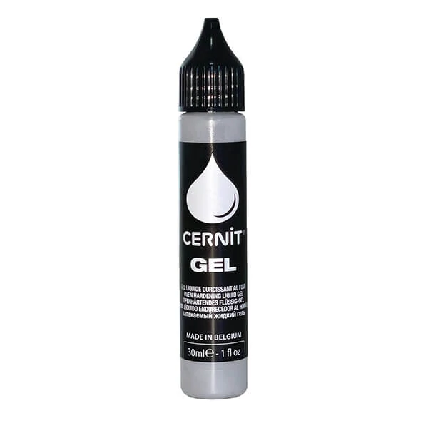 Gel Cernit, Plastilină lichidă, 30 ml - argintiu