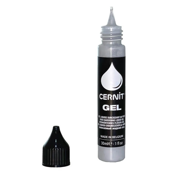 Gel Cernit, Plastilină lichidă, 30 ml - argintiu