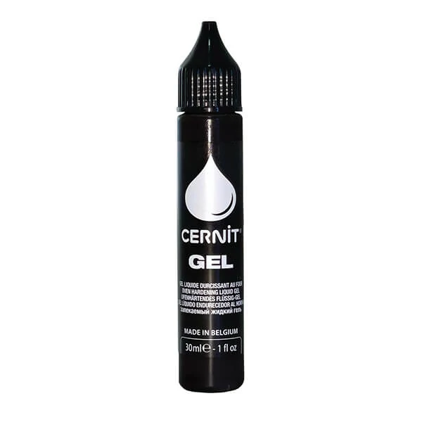 Gel Cernit, Plastilină lichidă lichida, 30 ml - negru