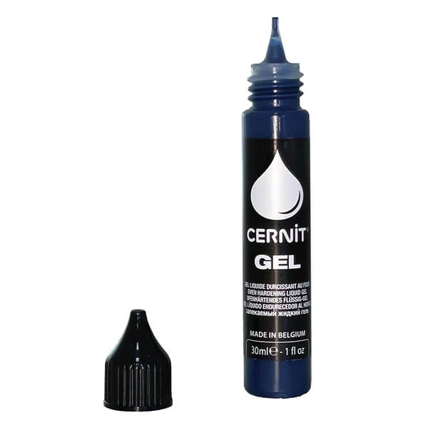 Gel Cernit, Plastilină lichidă lichida, 30 ml - albastru