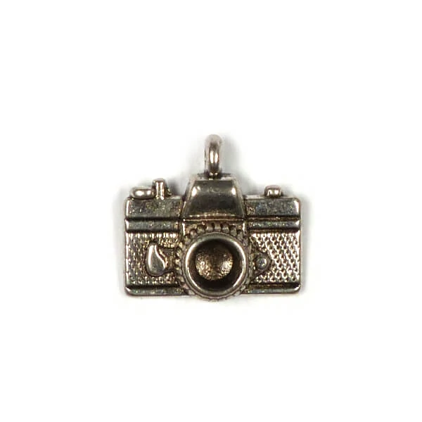 Charm, ornament metalic, 4 buc - camera, 3D