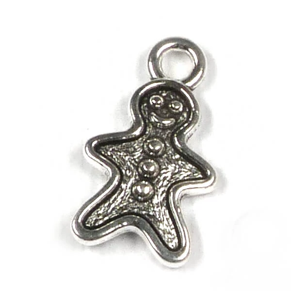 Charm, ornament metalic, 4 buc - Mézike