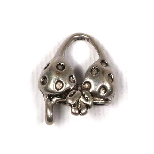 Charm, ornament metalic, 3 buc - top bikini, 3D